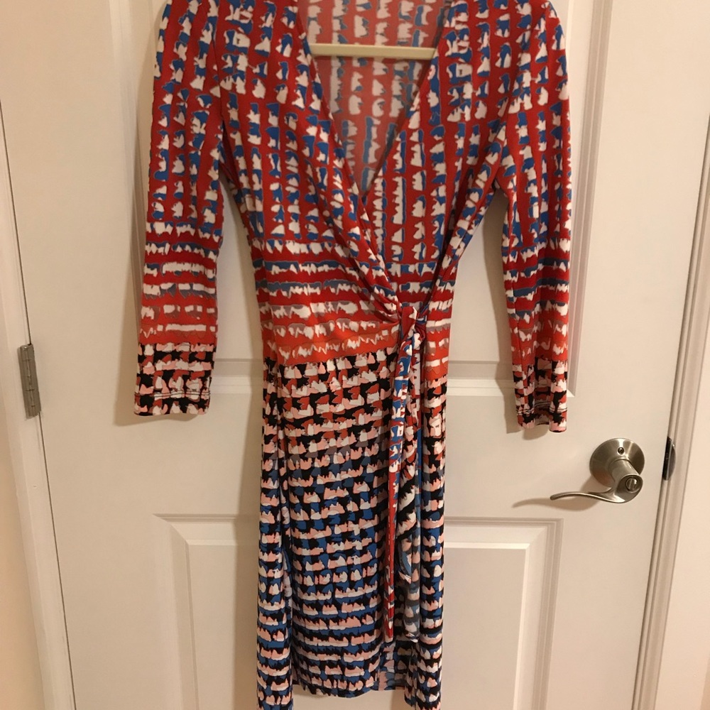 BCBG Adele Wrap Dress - Picture 3 of 8